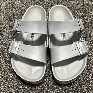 Silver size 39 Birkenstock Arizona Eva’s